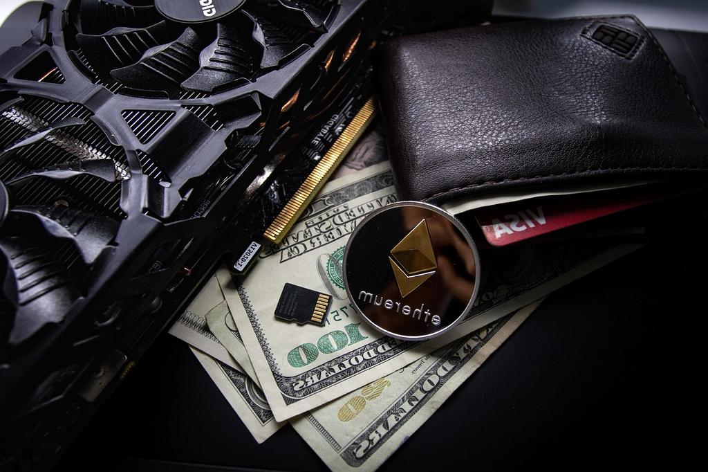 Dedicated graphics card with cooling fans