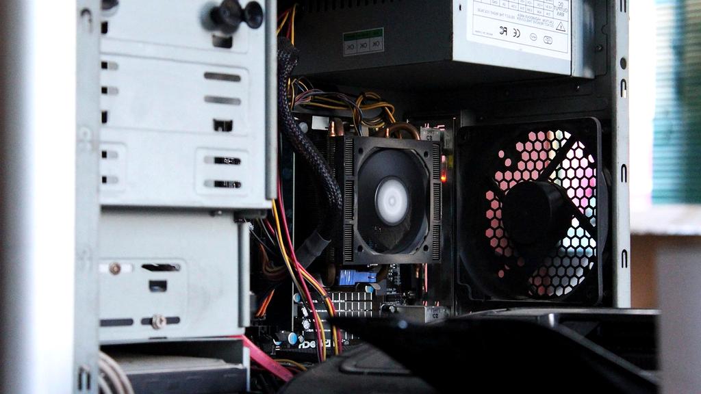 High-end computer motherboard with various components